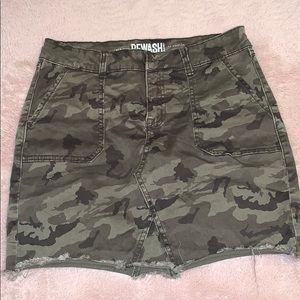 camo skirt